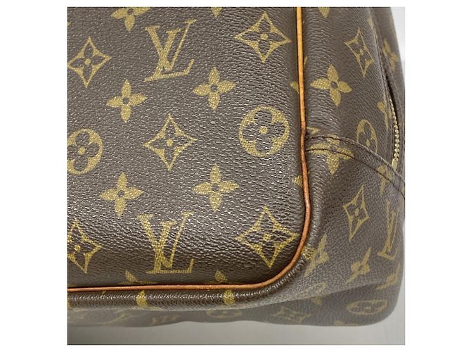 Borsa Louis Vuitton Monogram Deauville Marrone - vista 6