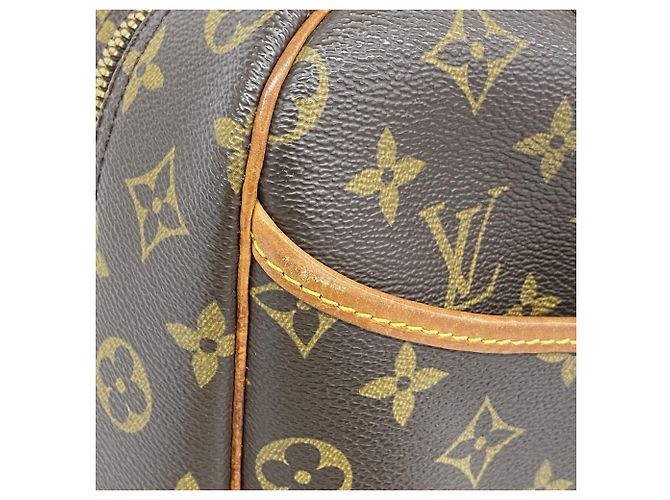 Borsa Louis Vuitton Monogram Deauville Marrone - vista 7