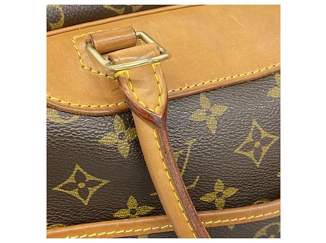 Borsa Louis Vuitton Monogram Deauville Marrone - vista 8