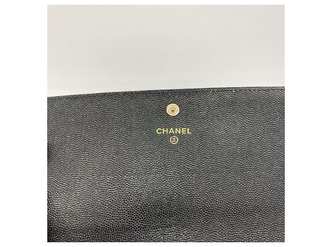 Chanel Mademoiselle Langgeldbörse aus Caviar-Leder - Ansicht 4