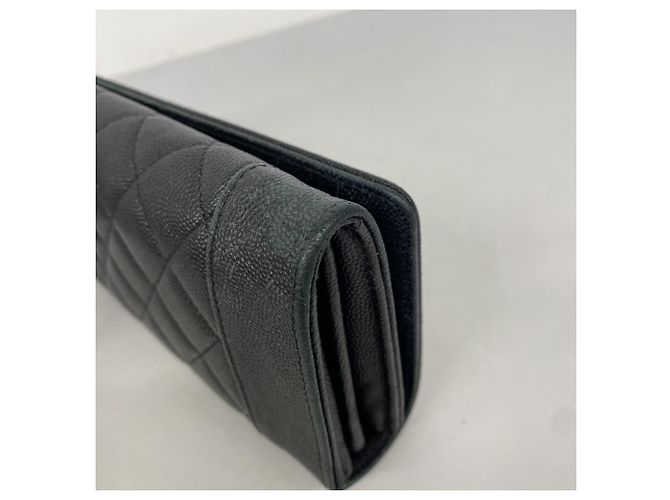 Chanel Mademoiselle Langgeldbörse aus Caviar-Leder - Ansicht 5