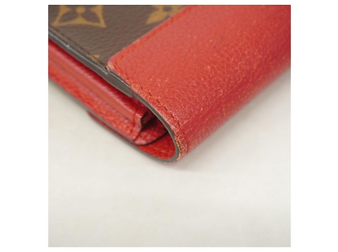 Cartera larga Louis Vuitton Monogram Pallas en Cerise Fucsia - vista 5