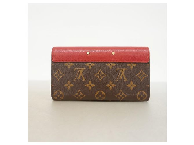 Cartera larga Louis Vuitton Monogram Pallas en Cerise Fucsia - vista 9