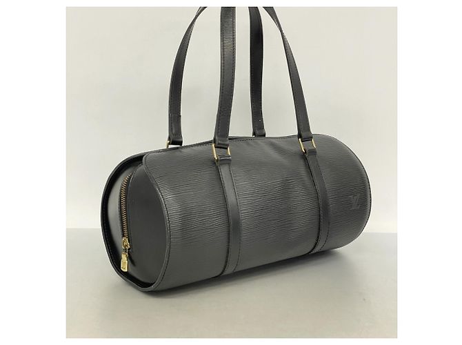 Borsa Louis Vuitton Epi Soufflot M52222 Noir Nero - vista 2
