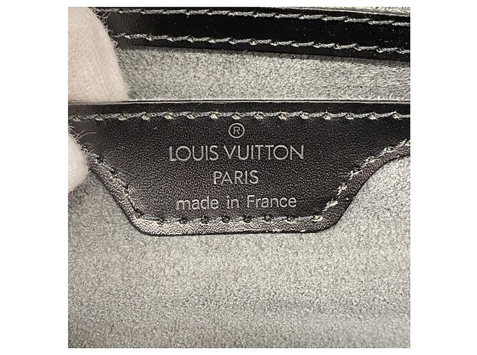 Borsa Louis Vuitton Epi Soufflot M52222 Noir Nero - vista 5