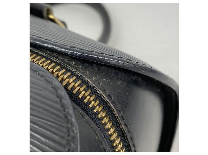 Borsa Louis Vuitton Epi Soufflot M52222 Noir Nero - vista 6