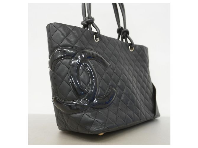 Chanel Cambon Lambskin Tote Bag Black - view 2