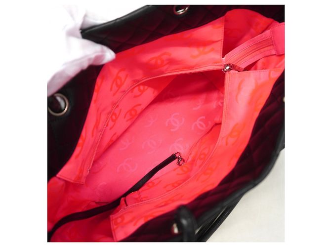 Chanel Cambon Lambskin Tote Bag Black - view 4