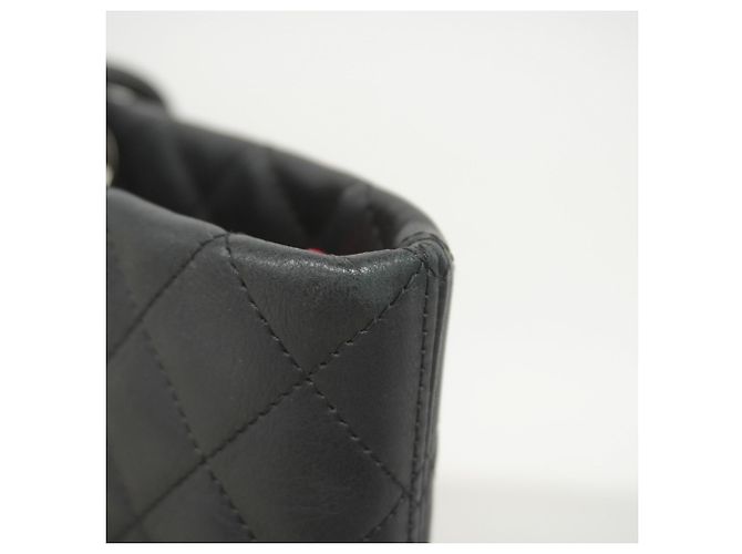 Chanel Cambon Lambskin Tote Bag Black - view 6