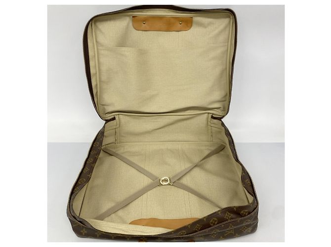 Borsa Louis Vuitton Boston Monogram Sirius 50 Marrone - vista 4