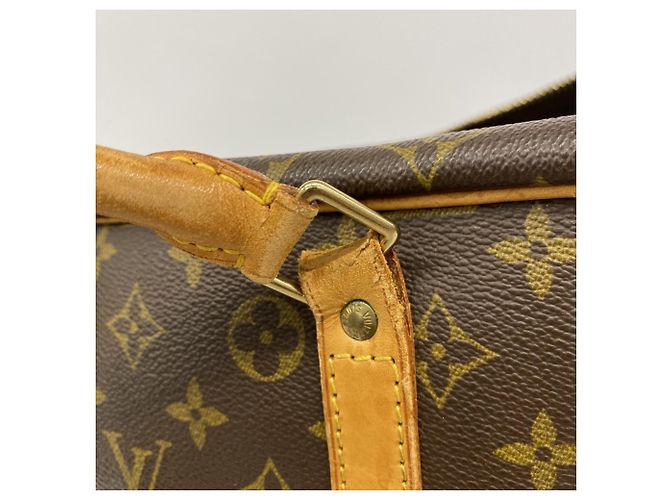 Borsa Louis Vuitton Boston Monogram Sirius 50 Marrone - vista 9