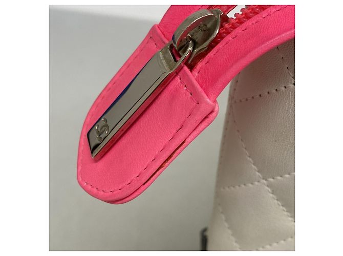 Chanel Cambon Tote Bag aus Lammleder Weiß - Ansicht 10