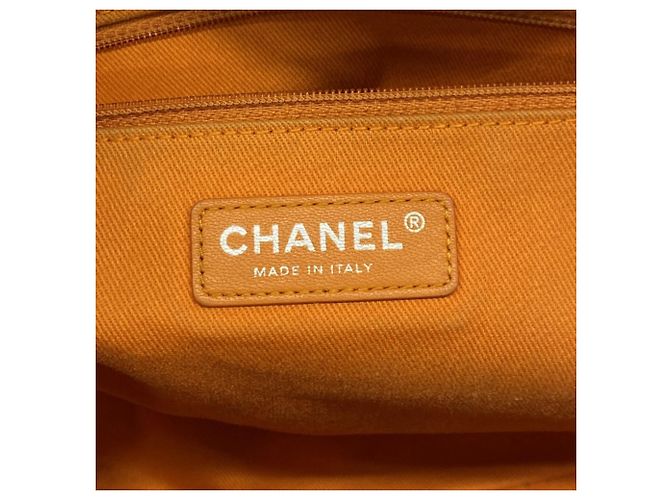Chanel Deauville Chain Tote Bag Orange - Ansicht 5