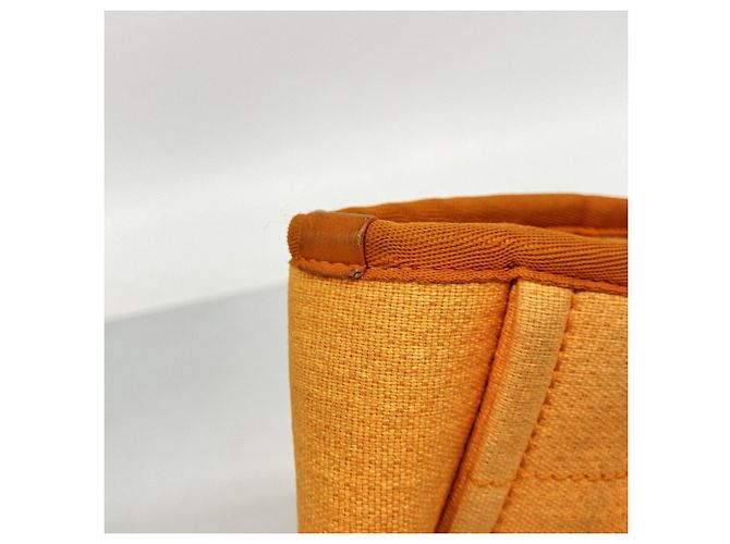 Chanel Deauville Chain Tote Bag Orange - Ansicht 7