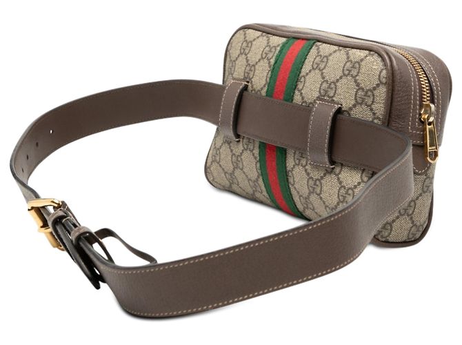 Gucci Gürteltasche Beige Small GG Supreme Web Ophidia - Ansicht 2