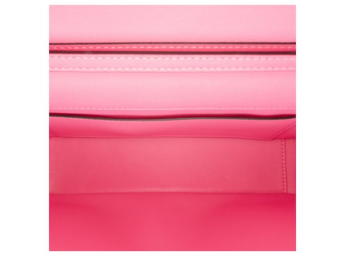 Borsa Valentino in pelle di vitello rosa Medium VLogo Loco - vista 4