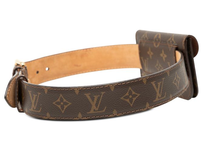 Louis Vuitton Marrone Monogram Ceinture Pochette Solo - vista 2
