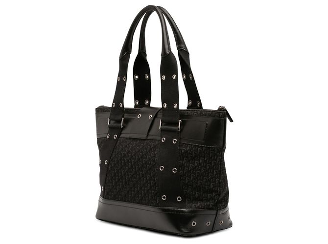 Tote Columbus Street Chic in tela Diorissimo nera Dior Nero - vista 2