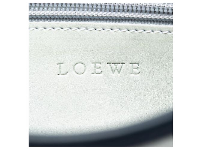 Borsa a tracolla LOEWE Gray Suede Anagram Switching Marrone Grigio - vista 5