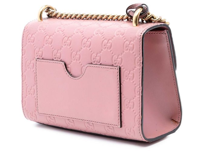 Piccola borsa a tracolla Gucci Pink Guccissima Padlock Rosa - vista 2
