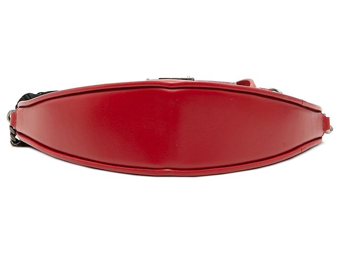 Borsa a tracolla Sac Coeur con nappa rossa in pelle di vitello Saint Laurent - vista 3