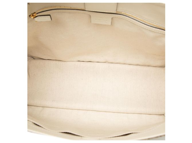 Tote Gucci Beige Medium GG Canvas Horsebit 1955 - vista 4