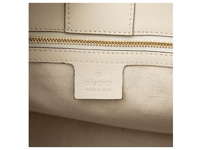 Tote Gucci Beige Medium GG Canvas Horsebit 1955 - vista 5