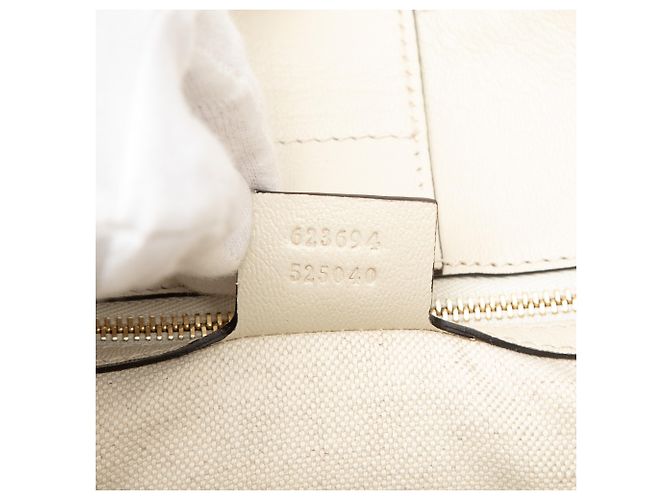 Tote Gucci Beige Medium GG Canvas Horsebit 1955 - vista 6