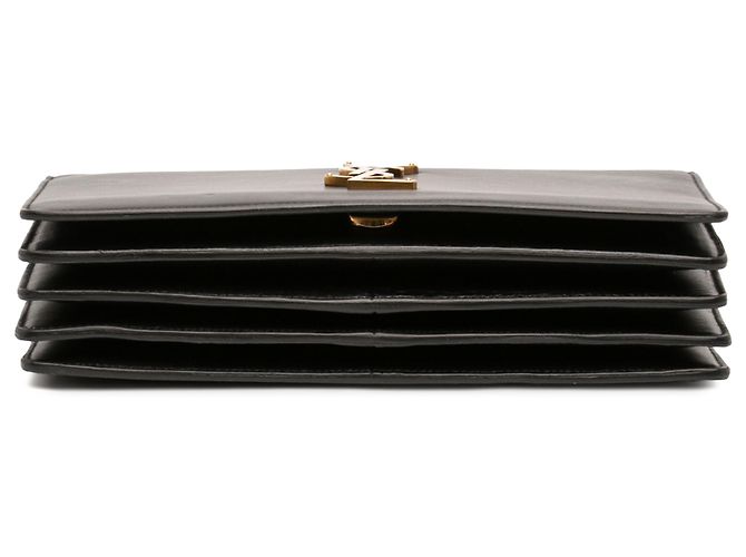 Borsa a tracolla Dylan in pelle di vitello nera Small di Saint Laurent Nero - vista 3