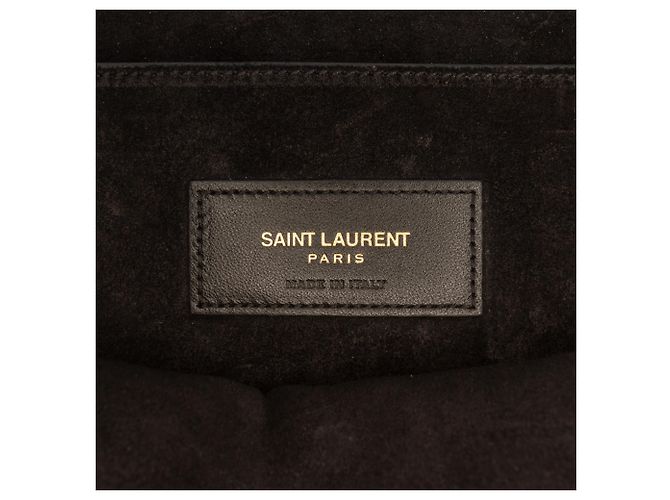 Borsa a tracolla Dylan in pelle di vitello nera Small di Saint Laurent Nero - vista 5