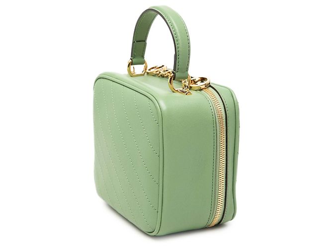 Borsa a mano Blondie in pelle di vitello Matelassé verde Gucci Verde chiaro - vista 2