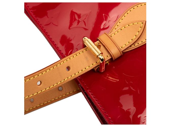 Louis Vuitton Red Monogram Vernis Brentwood Roja - vista 7