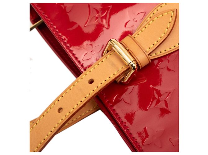 Louis Vuitton Red Monogram Vernis Brentwood Roja - vista 8
