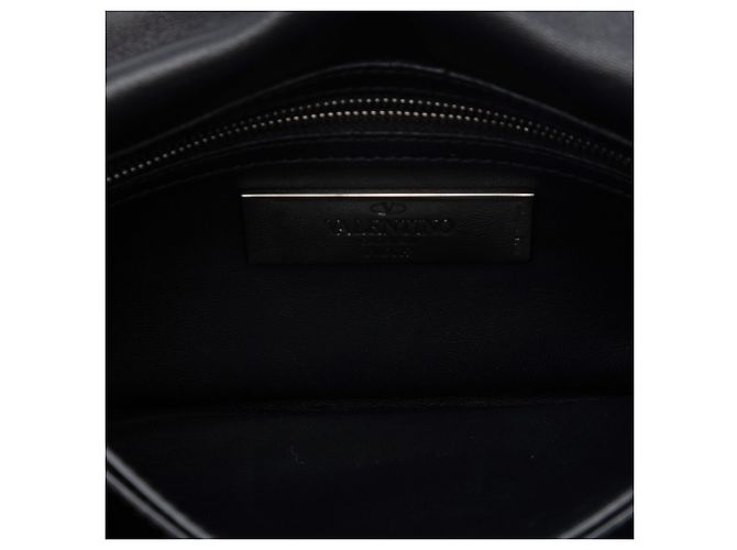 Clutch da polso Valentino Black Nappa Rockstud Nero - vista 4