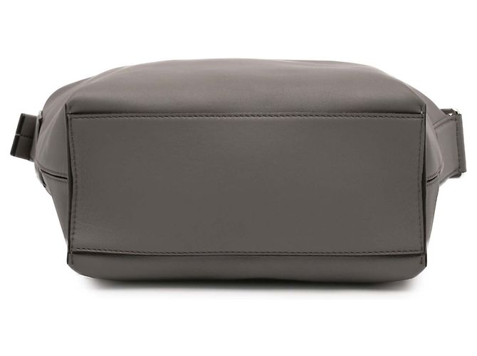 LOEWE Borsa Cubi Crossbody in pelle di vitello grigia piccola Marrone - vista 3