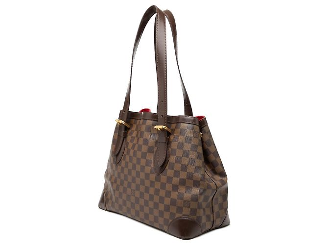 Louis Vuitton Marrone Damier Ebene Hampstead MM - vista 2