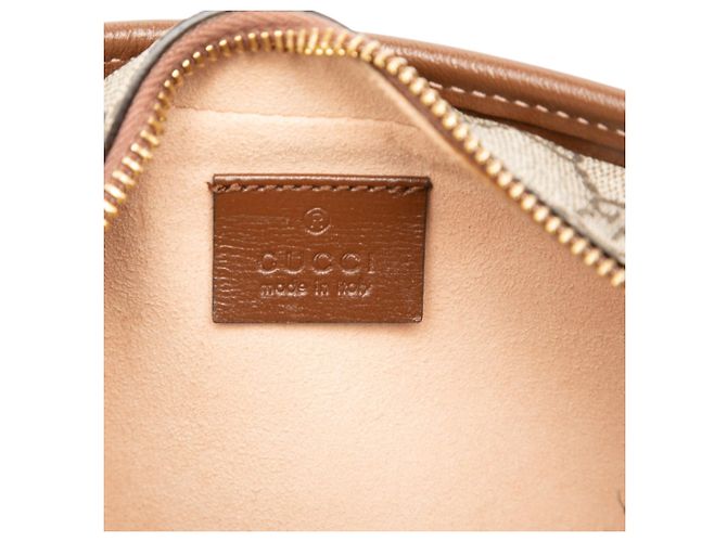Clutch Gucci Beige GG Supreme Interlocking G - vista 5