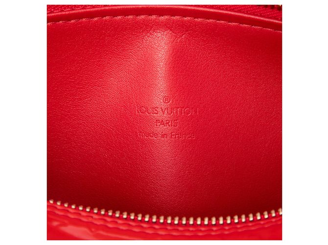 Louis Vuitton Rosso Monogram Vernis Bedford - vista 5