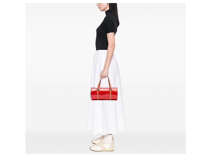 Louis Vuitton Rosso Monogram Vernis Bedford - vista 6