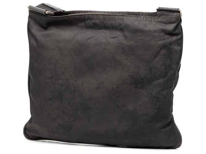 Bolsa Transversal Prada Black Tessuto Zip Top Preto - vista 2
