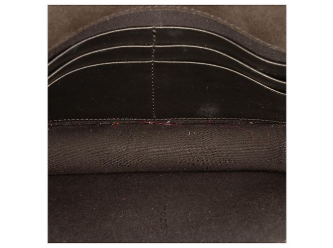 Fendi Black Leather Eye Monster Tube Wallet On Chain - view 4