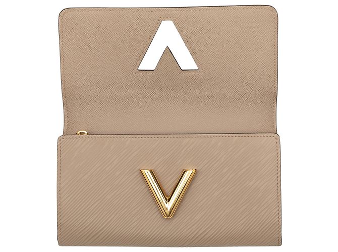 Cartera larga Louis Vuitton Beige Epi Twist - vista 4
