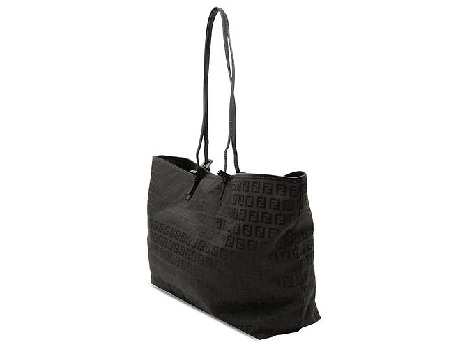 Fendi Zucchino Canvas Tote in Schwarz - Ansicht 2