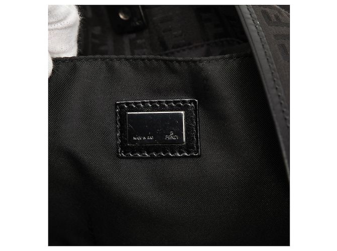 Fendi Zucchino Canvas Tote in Schwarz - Ansicht 5