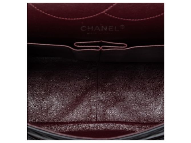 Chanel Black Quilted Aged Calfskin Reissue 2.55 Double Flap 227 Nero - vista 4