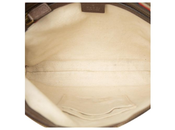 Gucci Beige GG Supreme Web Courrier Crossbody - vista 4