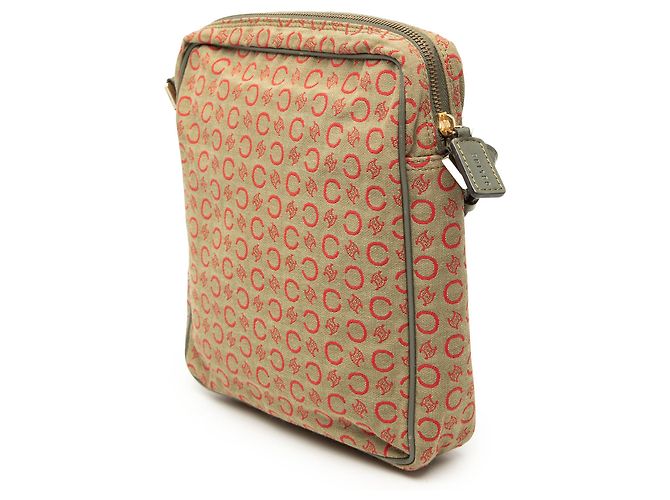Céline Celine Beige C Macadam Canvas Crossbody - vista 2