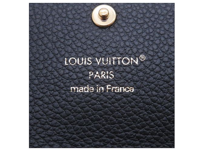 Portachiavi 6 chiavi Louis Vuitton Black Monogram Empreinte Nero - vista 3