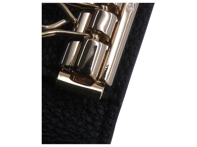 Portachiavi 6 chiavi Louis Vuitton Black Monogram Empreinte Nero - vista 7