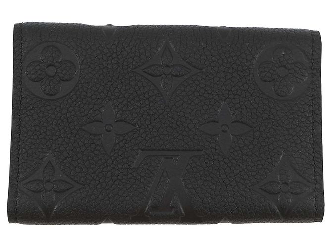 Portachiavi 6 chiavi Louis Vuitton Black Monogram Empreinte Nero - vista 8
